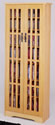 Inlaid Glass Mission Multimedia Cabinet
